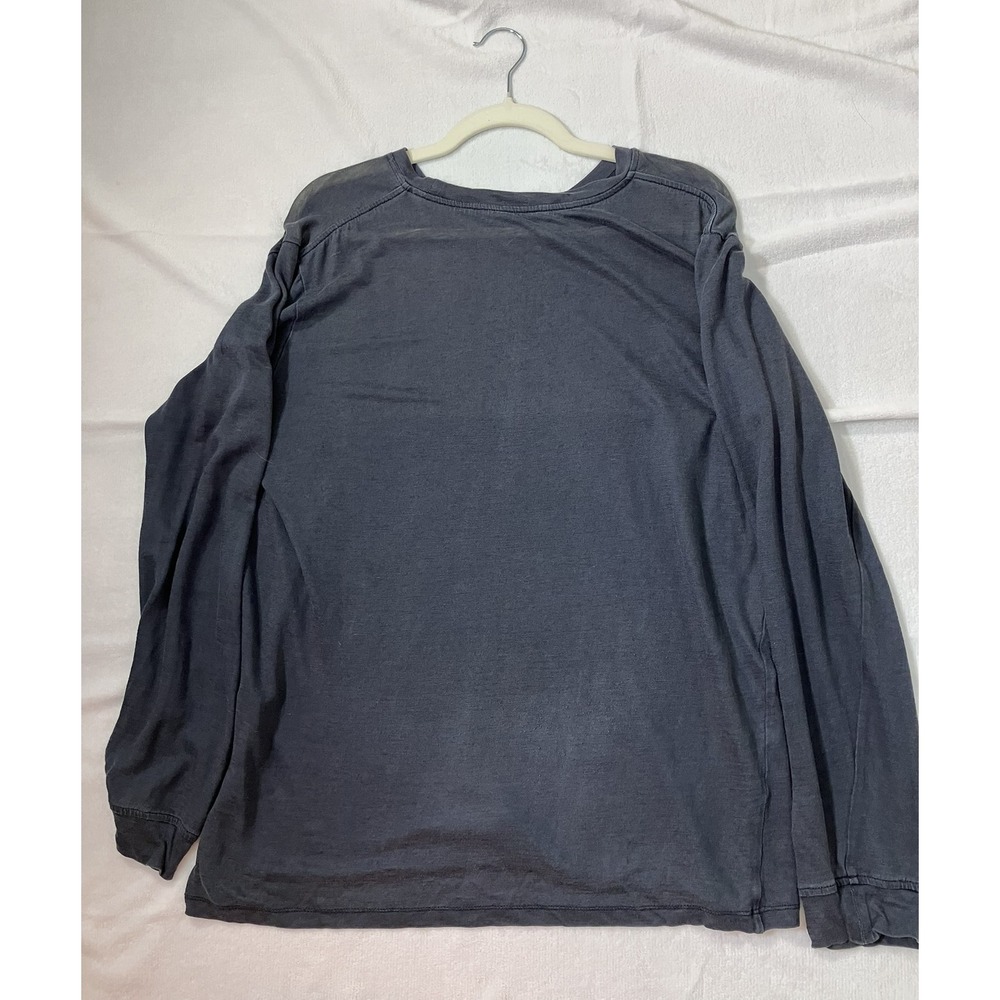 Outlier Ramielust Long Sleeve Shirt 100% Ramie Gray USA Japanese Knit Basic L/XL